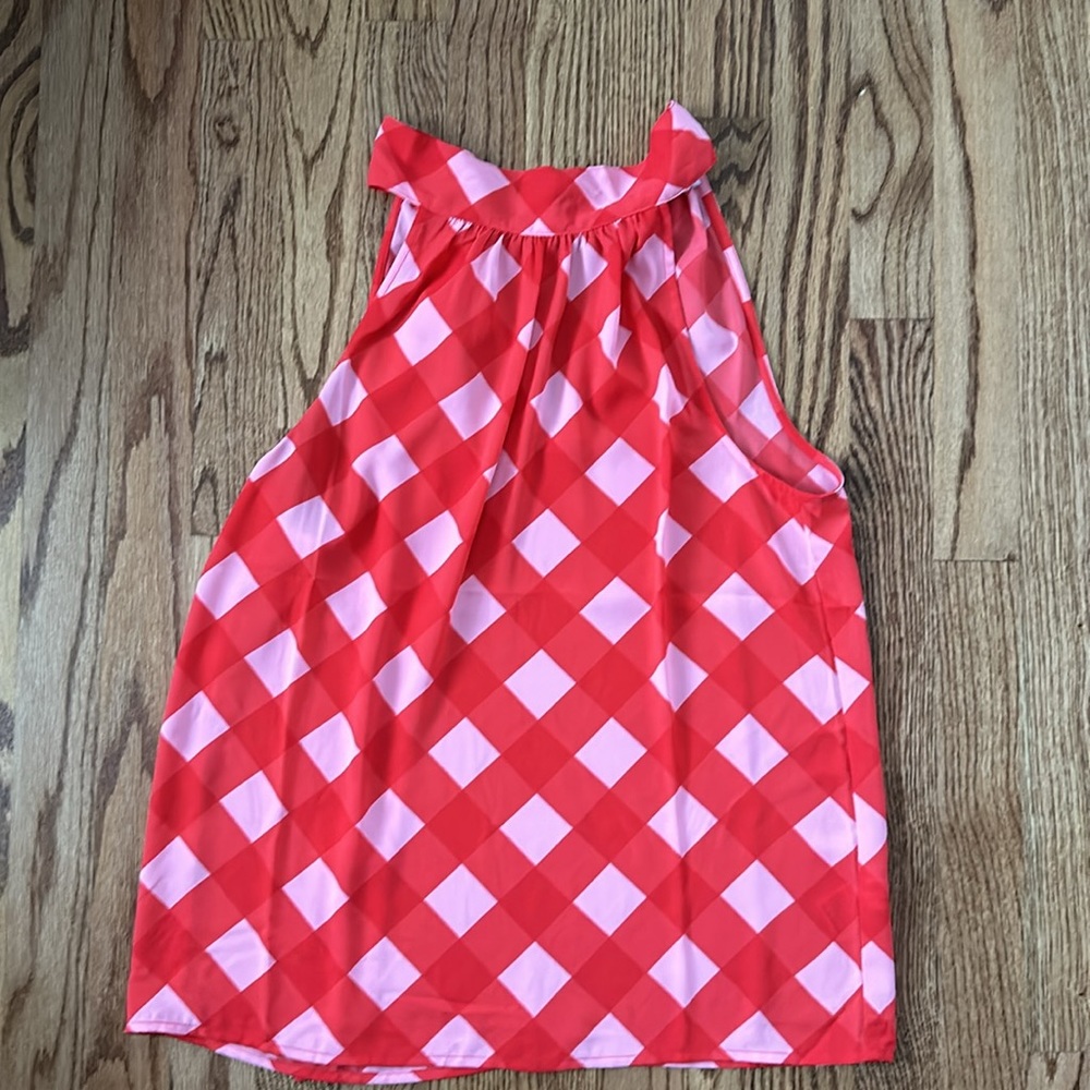 J. Crew Factory Gingham Top - Picture 2 of 4